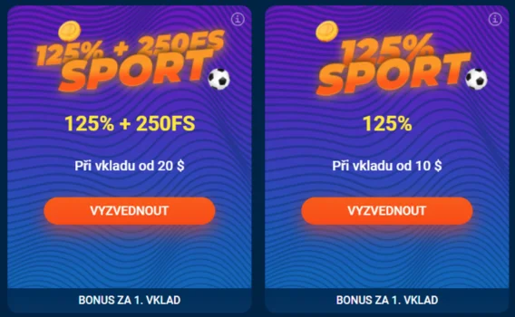 Sportovní bonus na Mostbet